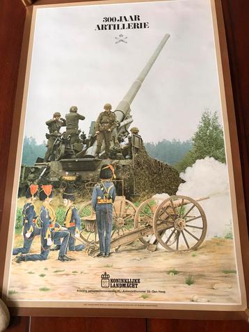 Posters van Koninklijke Landmacht 300 jaa artillerie