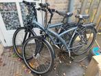 2 B'twin fietsen  blauwgrijs, Fietsen en Brommers, Fietsen | Racefietsen, Gebruikt, Aluminium, Meer dan 20 versnellingen, Ophalen