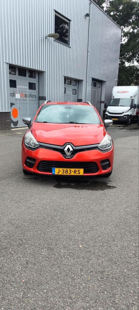 Renault Clio GT 1.2 TCE 88KW Estate EDC 2014 Rood, Auto's, Renault, Particulier, Clio, ABS, Achteruitrijcamera, Airbags, Airconditioning