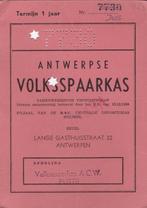 Antwerpse Volksspaarkas afd. Putte 1969 met inschrijvingen., Verzenden, Gebruikt