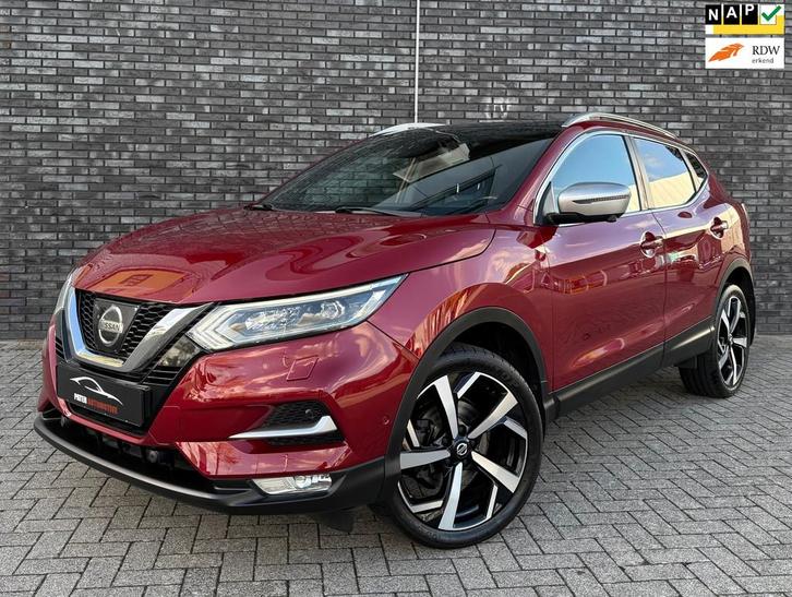 Nissan Qashqai 1.6 Tekna+ 163pk|Panorama|Trekgewicht 1500kg|, Auto's, Nissan, Bedrijf, Te koop, Qashqai, 360° camera, ABS, Achteruitrijcamera