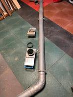 Diverse buizen, hulpstukken en afsluiters hout afzuiging, Ophalen, Gebruikt, Zink, Minder dan 2 meter