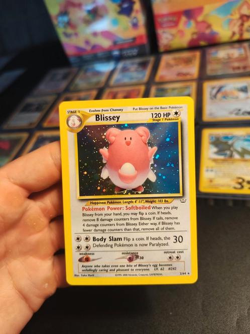 🥚 Blissey 2 Neo Revelation, Hobby en Vrije tijd, Verzamelkaartspellen | Pokémon, Zo goed als nieuw, Losse kaart, Ophalen of Verzenden
