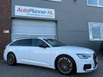 Audi A6 Avant 55 TFSIe Quattro! 2X S-line! Camera! Navi!, Auto's, Audi, Automaat, Gebruikt, Zwart, Leder en Stof