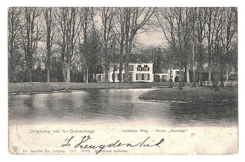 991199 omg s Gravenhage 1903 Huize Duindigt Gelopen met, Verzamelen, Ansichtkaarten | Nederland, Gelopen, Zuid-Holland, Voor 1920
