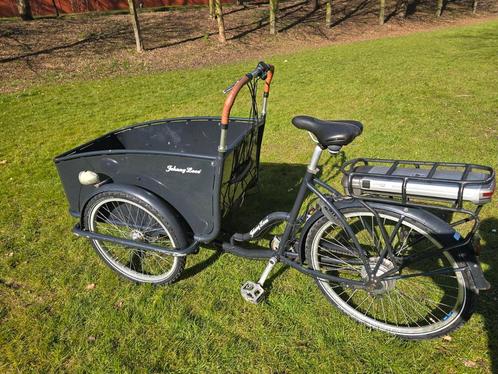 Johnny loco elektrische bakfiets (bezorging, honden), Fietsen en Brommers, Fietsen | Bakfietsen, Zo goed als nieuw, Johnny Loco