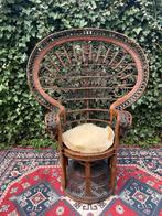 Unieke Pauwenstoel Bohemian Emmanuele - Peacock Chair, Ophalen of Verzenden