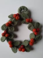vilten kerst kransje, Diversen, Kerst, Ophalen of Verzenden, Zo goed als nieuw