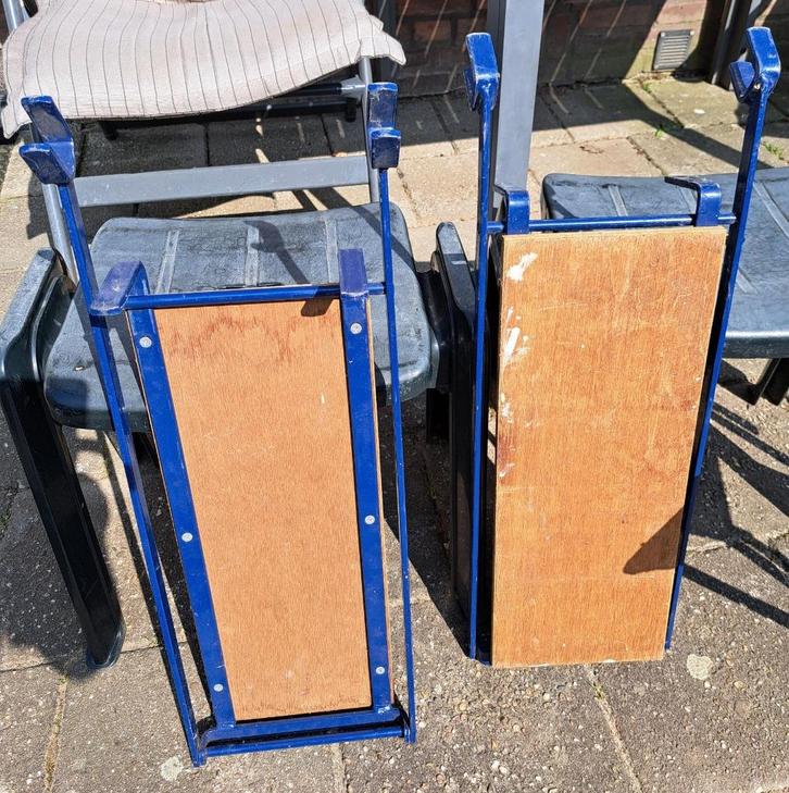 2 ladderbankjes o.a. ideaal bij klim schilderwerkzaamheden., Doe-het-zelf en Verbouw, Schildersmaterialen, Gebruikt, Overige typen