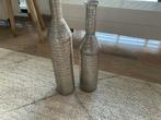 2 Metalen Vazen Koper/Brons, Huis en Inrichting, Woonaccessoires | Vazen, Overige materialen, Overige kleuren, Ophalen of Verzenden