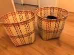 2x Kunststof Manden - Wasmand/Opbergmand, Ophalen of Verzenden, Zo goed als nieuw, Kunststof, Mand