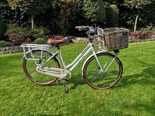 Gazelle Miss Grace wit, 28 inch, Fietsen en Brommers, Fietsen | Dames | Omafietsen, Gebruikt, Versnellingen, Ophalen