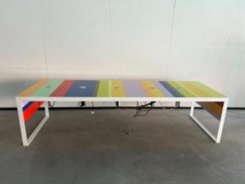 Design vergadertafel met stopcontact 298x100xH75 cm, 499euro, Huis en Inrichting, Tafels | Eettafels, Gebruikt, 100 tot 150 cm