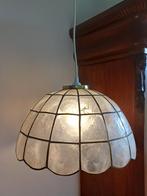 Capiz Schelpenlamp Filipijnen Handmade brocante schelp koper, Ophalen of Verzenden, Zo goed als nieuw, Vintage, Minder dan 50 cm