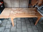 Gratis af te halen. Houten uitschuifbare eettafel, Huis en Inrichting, Tafels | Eettafels, 100 tot 150 cm, Klassiek, Ophalen of Verzenden