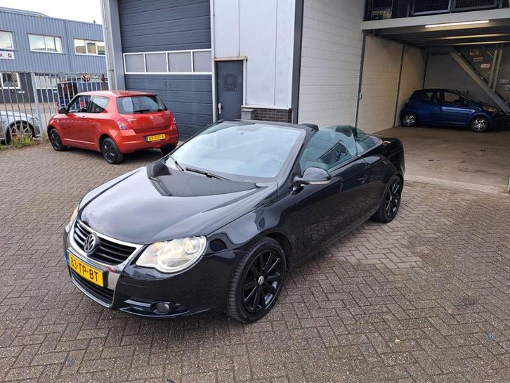 Volkswagen Eos 2.0 16V Tfsi 147KW 2007 Zwart, Auto's, Volkswagen, Bedrijf, Eos, ABS, Airbags, Airconditioning, Alarm, Centrale vergrendeling