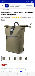 Norländer S.G. Bike Backpack Olive nieuw in de verpakking, Ophalen of Verzenden, Nieuw, Norlānder S.G.