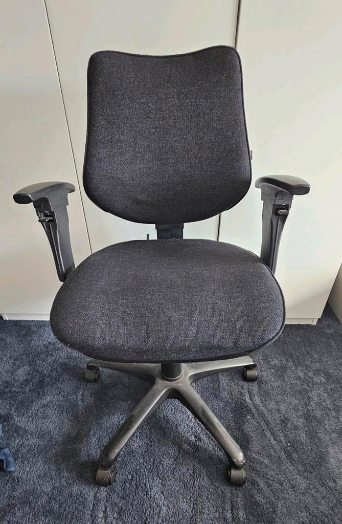 RBM Rabami 815 bureastoel, kantoorstoel verstelbaar, Huis en Inrichting, Bureaustoelen, Gebruikt, Bureaustoel, Grijs, Ergonomisch