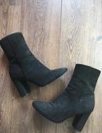 Zwarte enkellaarsjes Hak - Maat 37, Kleding | Dames, Schoenen, Verzenden, Zwart, Lage of Enkellaarzen, Zo goed als nieuw