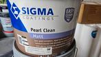 Sigma Pearl Clean Matt - 10L - Verkeersgrau A (RAL 7042), Nieuw, Ophalen of Verzenden, Verf, 10 tot 15 liter