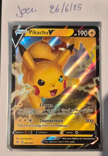 pokemon - Pikachu V #43 - Vivid Voltage  beschikbaar voor biedingen