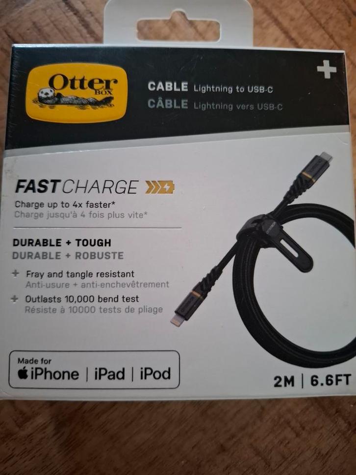 Otterbox Lightning naar USB-C Kabel, Telecommunicatie, Mobiele telefoons | Telefoon-opladers, Zo goed als nieuw, Apple iPhone