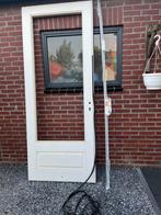 Hardhouten nieuwe buitendeur inclusief alle benodigdheden, Doe-het-zelf en Verbouw, Deuren en Horren, Ophalen, 80 tot 100 cm, 215 cm of meer