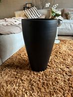 Bloempot zwart 50cm hoog, Ophalen of Verzenden, Zo goed als nieuw, Zwart, 50 tot 75 cm