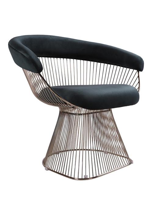 OHNO Wire Chair Armleunstoel - Groen, Huis en Inrichting, Stoelen, Nieuw, Eén, Overige materialen, Overige kleuren, Ophalen of Verzenden