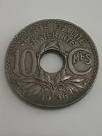 Frankrijk 10 Centimes 1936, Postzegels en Munten, Munten | Nederland, Ophalen of Verzenden, Overige waardes, Losse munt