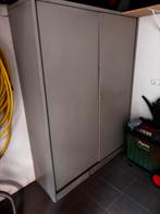 Metalen archiefkast met schappen, Ophalen, Zo goed als nieuw, 25 tot 50 cm, 150 tot 200 cm