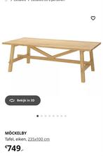 Möckelby tafel 8 personen 235x100cm, Ophalen, Gebruikt, 200 cm of meer, 50 tot 100 cm