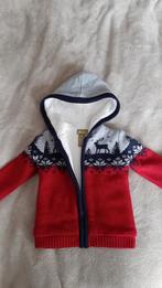 Warm gebreid vest met teddyvoering, maat 92, Ophalen of Verzenden, Zo goed als nieuw, Meisje, Trui of Vest