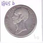 Rijksdaalder 1845 b Willem 2 voor 60 euro, Zilver, Ophalen of Verzenden, Losse munt, 2½ gulden