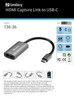 HDMI Capture Link to USB-C, Nieuw, Video, Ophalen of Verzenden