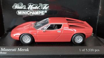 Maserati Merak 1:43 Minichamps Pol  beschikbaar voor biedingen