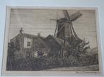 Cornelis Brandenburg - Landschap met Molen, Ophalen of Verzenden