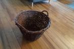 rieten mand, Huis en Inrichting, Ophalen, Gebruikt, Mand, Rond