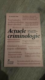 L.G. Toornvliet - Actuele criminologie, Ophalen of Verzenden, Gelezen, L/G/ Toornvliet; J.J.M. van Dijk; H.I. Sagel-Grande