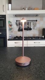 Draadloze metalen USB-C oplaadbare LED tafellamp (bruin), Ophalen, Draadloos, Nieuw, Minder dan 50 cm