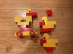 Vintage lego duplo moeder eend met 2 eendjes set!, Duplo, Gebruikt, Ophalen of Verzenden, Losse stenen