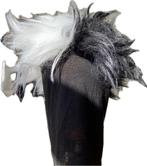 Cosplay pruik kort zwart/wit, Ophalen of Verzenden, Gebruikt