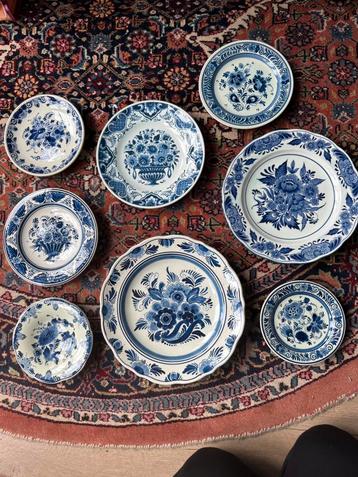 Delft delfts blauw bord wandbord set wandborden regina beschikbaar voor biedingen