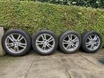 Complete set winterbanden 225/55 R17 Continental (Audi), Ophalen, Gebruikt, Banden en Velgen, 17 inch