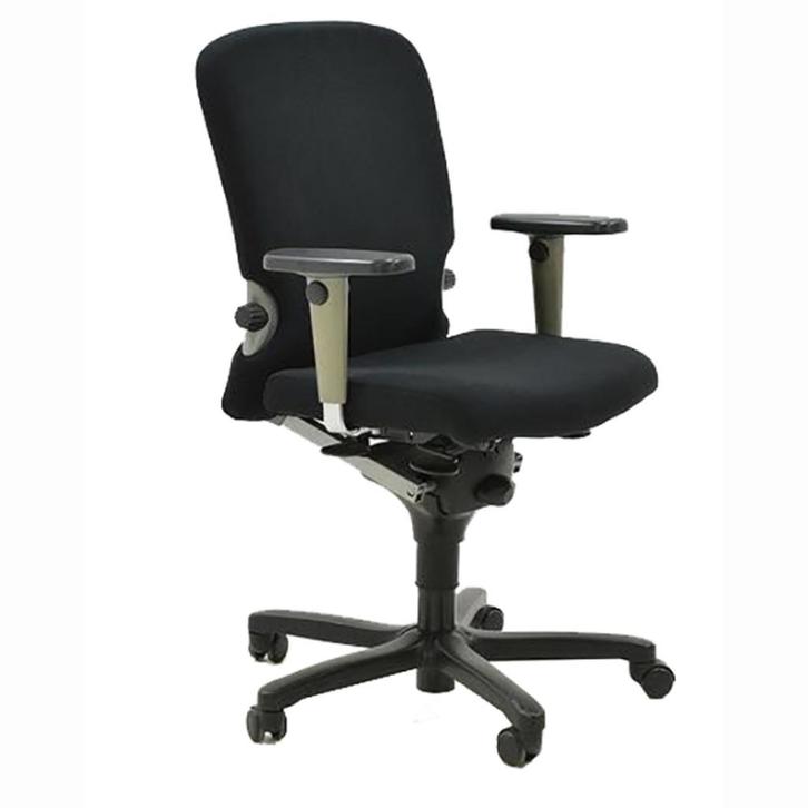 Haworth Comforto 77 Bureaustoel Refurbished, Huis en Inrichting, Bureaustoelen, Gebruikt, Bureaustoel, Zwart, Ergonomisch, Ophalen of Verzenden