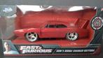 Dom's Dodge Charger Daytona 1:32 Jada Fast Furious Pol, Hobby en Vrije tijd, Modelauto's | 1:32, Verzenden, Nieuw, Auto, Overige merken