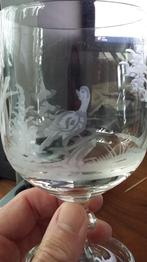 Om 1875 -1900 Jagers Jacht Wijnglas Drinkglas "Goede Dronk", Ophalen of Verzenden