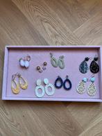 8 paar oorbellen, Sieraden, Tassen en Uiterlijk, Oorbellen, Ophalen of Verzenden, Zo goed als nieuw, Overige materialen