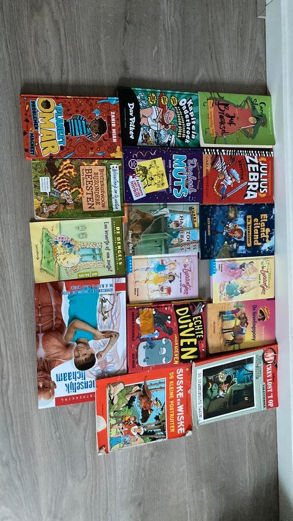 Groot pakket kinderboeken oa echte duiven, dagboek v e muts, Boeken, Kinderboeken | Jeugd | onder 10 jaar, Zo goed als nieuw, Fictie algemeen