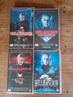 Hellraiser 1-4 collectie, VHS, Cd's en Dvd's, VHS | Film, Alle leeftijden, Ophalen of Verzenden, Zo goed als nieuw